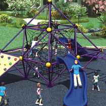 Novel Design Kids Rope And Steel Outdoor Kids Climbing Wall Equipment