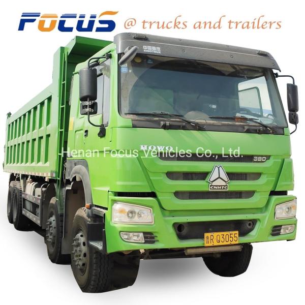 HOWO A7 10 12 Wheels 30t 40t off Road Mining Quarry Sand Articulated Tipping Lorry End Dump Truck