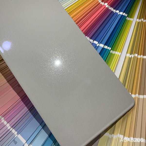 Enlace metálico electrostático químico de recubrimiento en polvo pintura multicolor