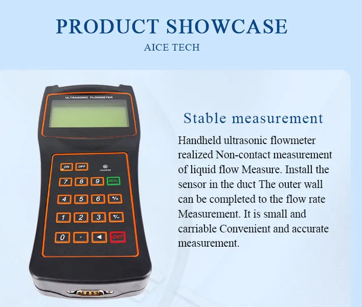 Easy Installation High Accuracy Ultrasonic Liquid Flow Meter Ultrasonic Mass Flow Meter