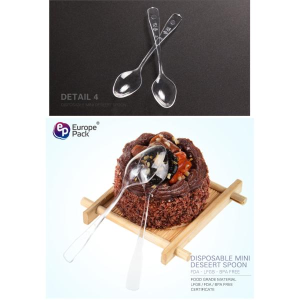 High quality Eco-Friendly wholesale cheap plastic dessert spoons