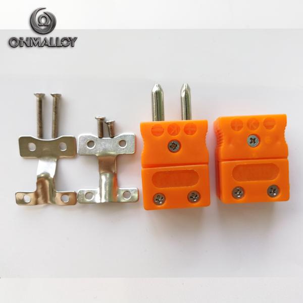 Стандартная мужская штепсельная вилка контактного разъема полости термопары с зажимами провода зажимает быстрое устанавливает