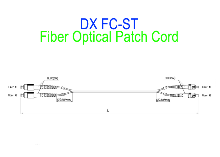 Длина MODF FC/UPC SM 3m гибкого провода волокна LSZH 0.2dB FTTH оптически - FC/UPC