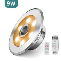 Stainless Steel DC24V VDE Mini Led Fountain Lights RGB 300LM 9W