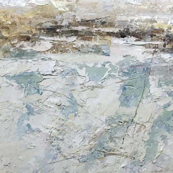 Contemporary Large Hand Painted Abstract Oil Painting on Canvas for Living Room Print Method 6 color Subjects LANDSCAPE