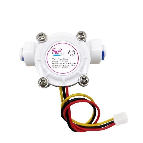 1 Inch 0.3-6L/Min Hall Flowmeter Flow Meter Switch Counter Customizable 1/4 3.5