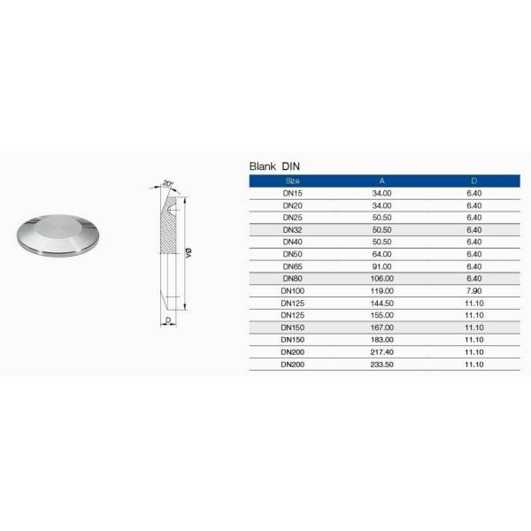 SS316L Строительная санитарная арматура DN25