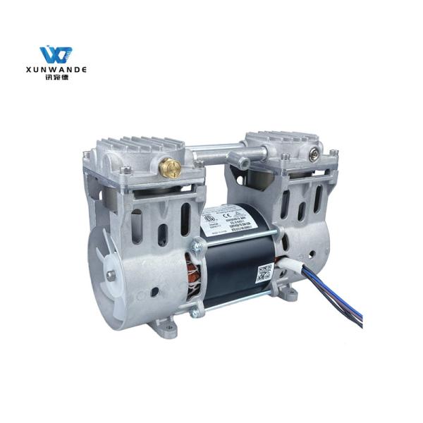 Air Compressor Head 350W Vacuum Pump No Oil Max Flow 75L/Min Twin Cylinder Piston Engine