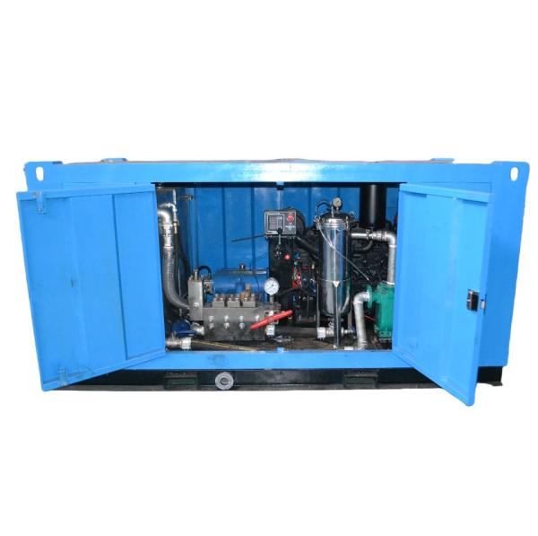 Unidad de chorro de agua de 55 kW Máquina de chorro de agua de alta presión de 500 bar