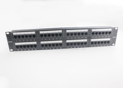 o teste 100% do solha 2U passou o painel de remendo portuário da rede de 48 Cat5e UTP