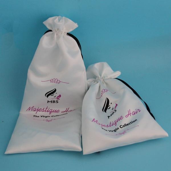 Сумка хранения расширения волос сатинировки, мешок небольших украшений размера упаковывая