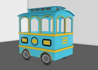 25 Seats Kids Trackless Train Amusement Ride For Theme And Amusement Parks