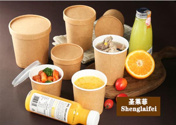 Cheap Paper Soup Bowl Custom Fast Restaurant Packaging Bowl icream cup bowl