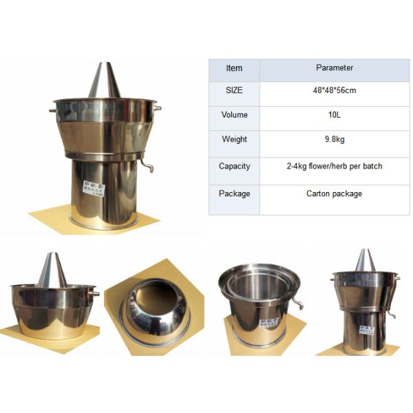 10L Rose Essential Oil Extracting Machine with Water Steam Distillation Apparatus and Small Capacity
