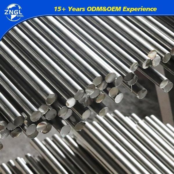 Hot Rolling Cold Drawn Ss 201 304 316 310S 309S 409 Round Stainless Boiler Precision Honed Seamless Steel Bar