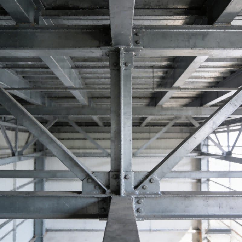 Green Building Steel Mezzanine Frame Quick Assembly Energy Saving