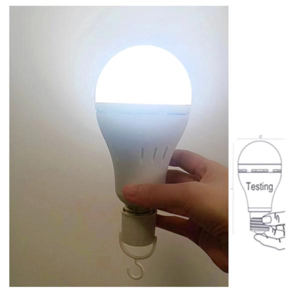 Li-ion Rechargeable Battery LED Bulb 12W E27 B22 for Emergency and Healthy Usage