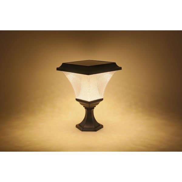 Easy-to-Install Solar Pillar Light – Wireless & Cordless for Pathway, Fence & Deck