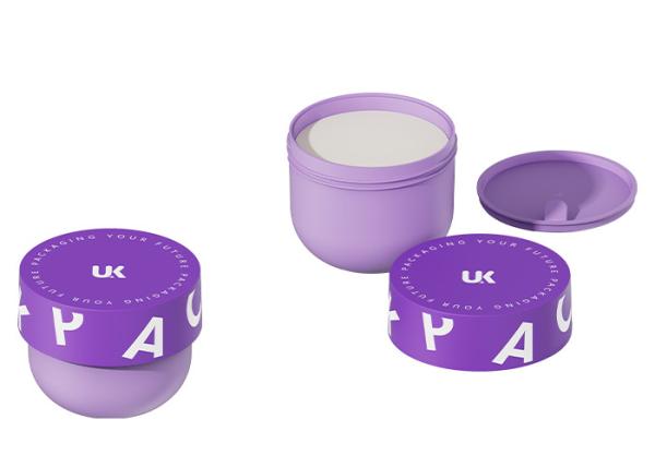 100g/240g Cor e Logotipo personalizados Jar de Creme redondo PP Loção para cuidados com a pele Loção corporal Jar cosmético Recipiente UKC41