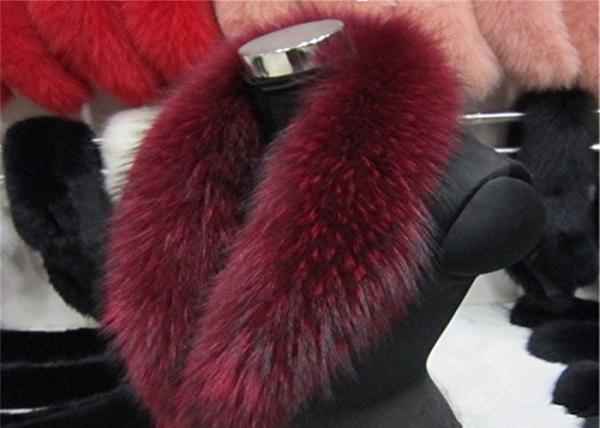 Raccoon fur collar tanned raccoon dog real fur skin long hair Chinese Raccoon fur