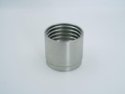 Ferrule de mangueira hidráulica redonda de aço inoxidável Ferrule terminal para alta pressão