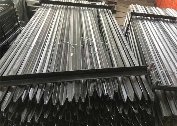 1.58kg/m star picket post for austrlia market stain black coated bituman 2100mm length
