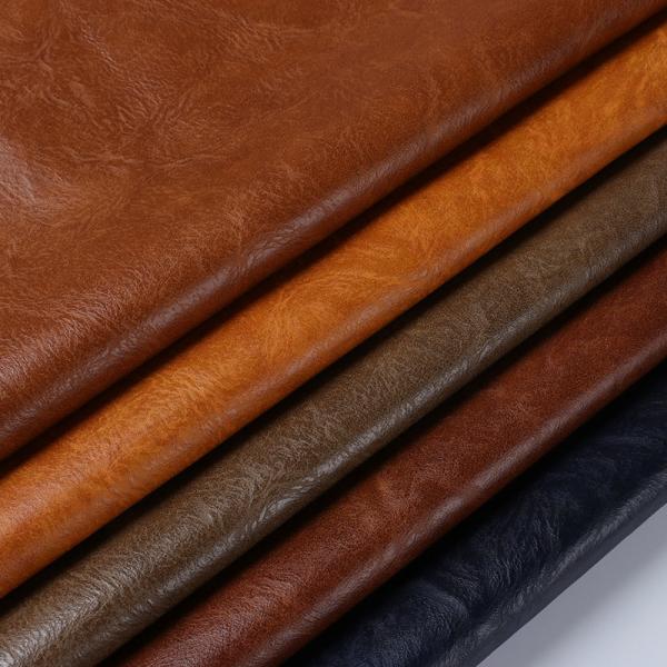 1.0mm Retro Crazy Horse Soft Semi-Pu Leather Brushed Bottom Para Sacos Mobiliário Decoração Embalagem