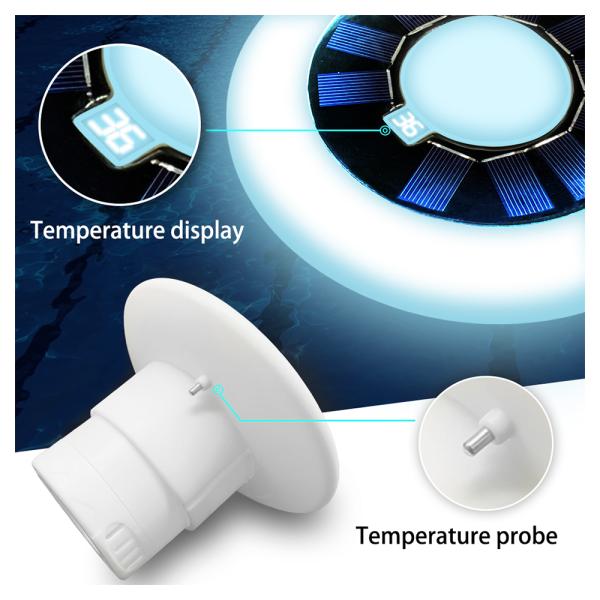 RGB Atmosphere Надувный двор газоны наружные светодиодные солнечные плавучие бассейны свет