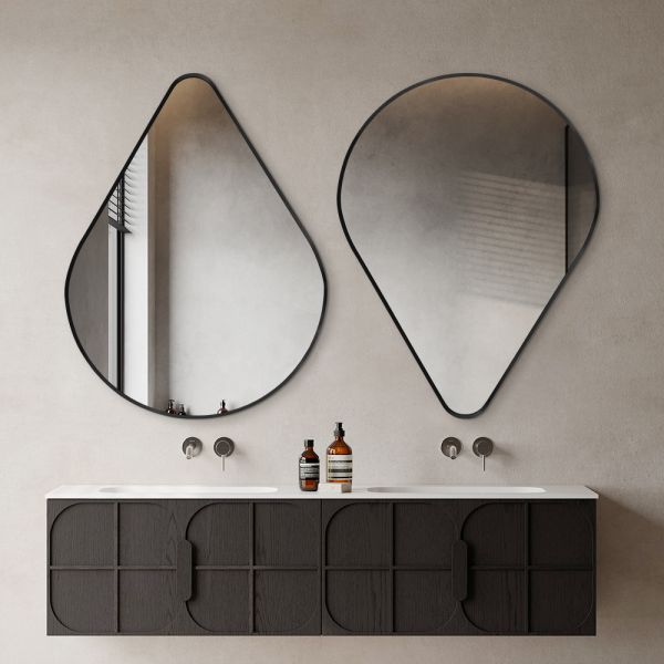 Silver LED Framed Mirror Anti Explosion Wall Mounted Decorative Mirror 4mm 5mm