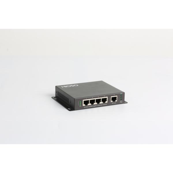 4 1000M RJ45 Ports 1 1000M RJ45 Uplink Port Fiber Cable Switch 5 Ports