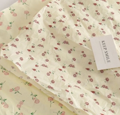 Vintage floral rose snow pear paper flower wrapping paper