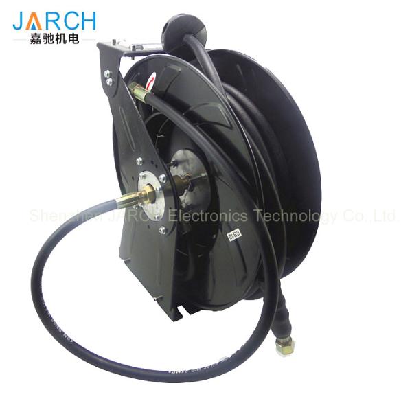 15m Fuel Hose Pipe Reel Retractable Hose Reel Steel Material High Pressure 10-35Mpa Water Hose Reel