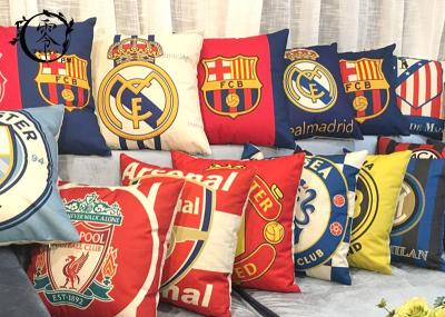 Real Madrid  Barcelona Decorative Cushions Pillows , Multiple Soccer Teams Bed Pillows