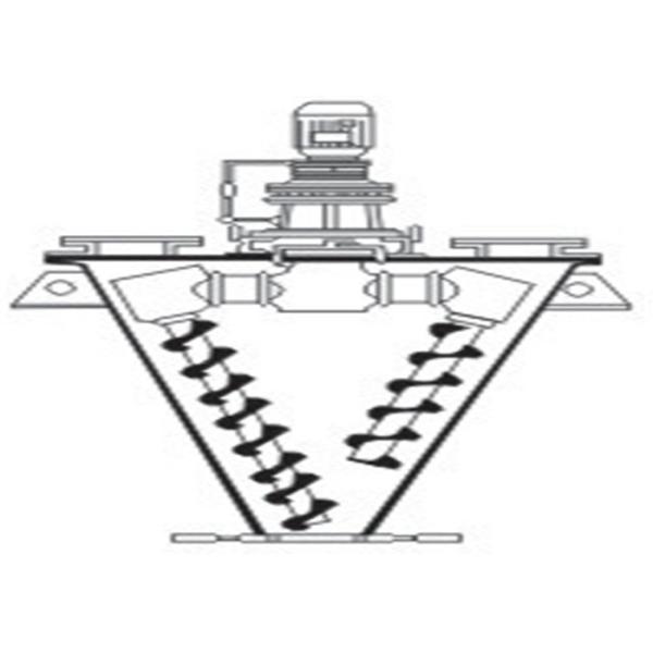 Еды Blender винта двойника DSH 1000L 4KW машина конической промышленной смешивая