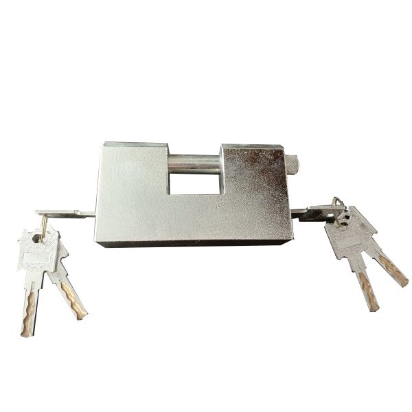 Rarlux Heavy Duty Padlock Double Locking System Rectangular Padlock Hardened Stainless Steel Padlock