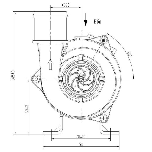 24V Electric Coolant Pump For Large Scale GPU Array Liquid Cooling In AI Robotics Learning
