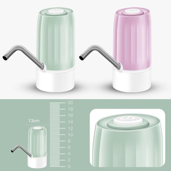 ABS Material Shell Bottled Water Dispenser Pump With 12 Months Warranty