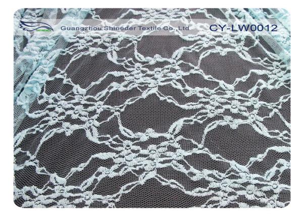 Scalloped Cotton Nylon Lace Fabric 