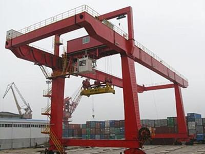 Tipo 20 guindastes exteriores de U da jarda de bens da estrada de ferro de Ton Double Girder Gantry Cranes