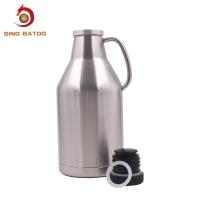 vibreur de bière isolé par vide de l'acier inoxydable 64oz avec le couvercle libre de BPA