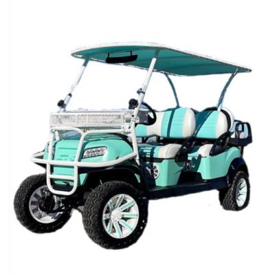 Carrinhos de golfe elétricos para turismo de rua legais com bateria de lítio para clube