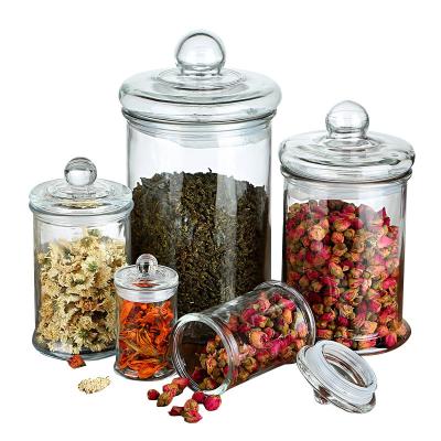 frascos de vidro da boca larga do Borosilicate do armazenamento da especiaria 2500ml