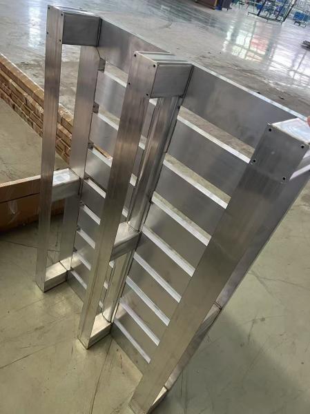 Heavy Duty Aluminum Pallet 300-2500KG Capacity ISO Standard