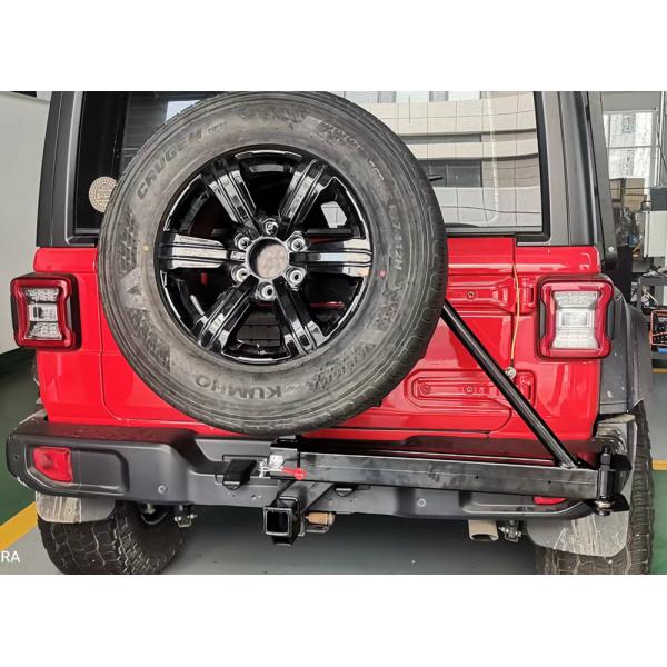 Black Steel Hitch Mount Spare Tire Carrier for Toyota Bike Carrier Modification