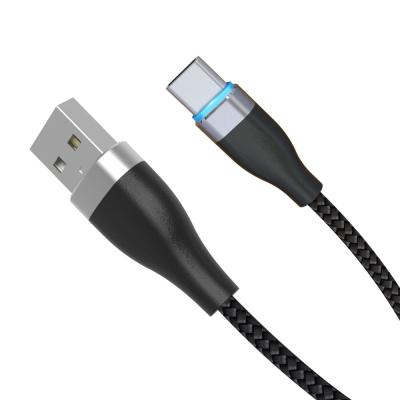 Tipo carregamento rápido do diodo emissor de luz USB do cabo 3A de C, USB-A ao cabo da carga de USB-C