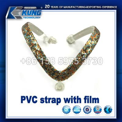 Correias multicoloridos do deslizador do PVC