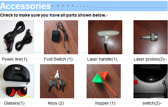 Desktop 1064nm/532nm ND YAG Laser tattoo Removal machine/Q- switched nd yag laser 500W