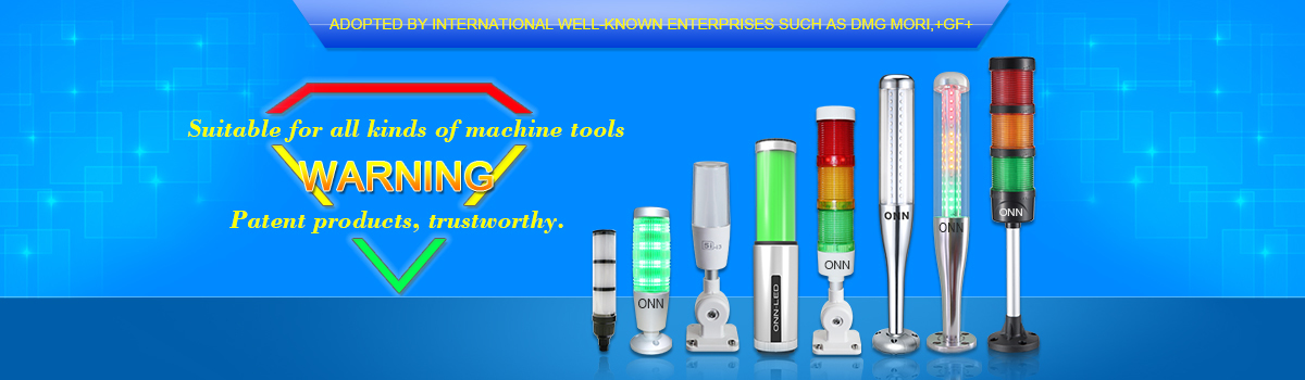 ONN M4Y-D All-flash LED Signal Tower Light | 360° RYG Status Indicator Light for CNC & Automation