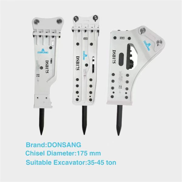 175mm Wide Hydraulic Hammer Breaker For 35 Ton 40 Ton 45 Ton Excavator