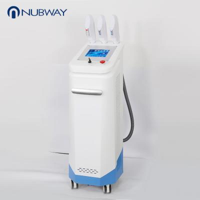 Multifunctional 3 handles ipl laser hair removal machine by Beijing Nubway laser ipl hair
